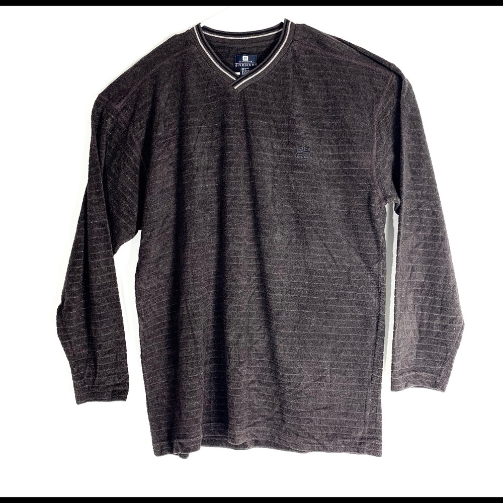 Vintage Givenchy  Mens Activewear V-Neck Shirt L/G